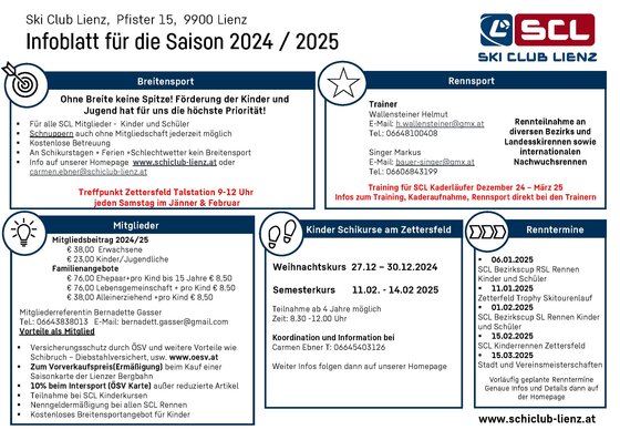 SCL Infoblatt 2024/25